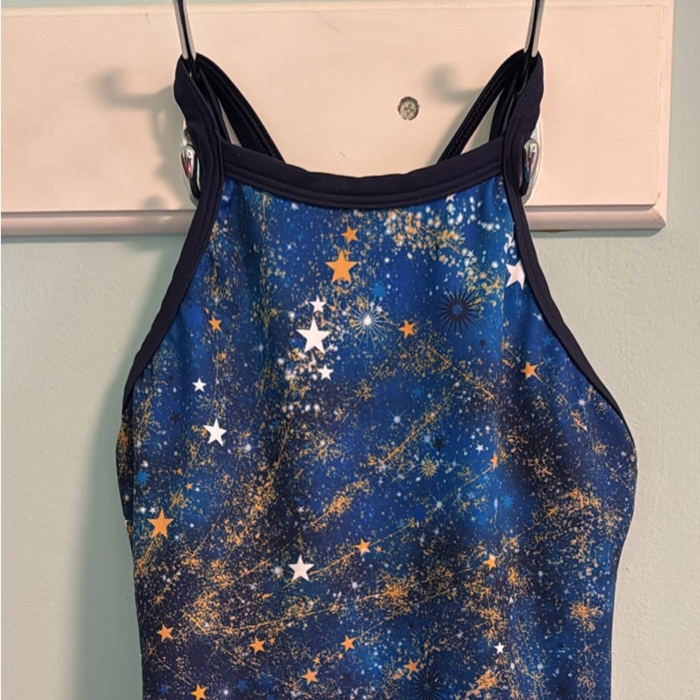 Sylvia P Aly Raisman Stardust Leotard
